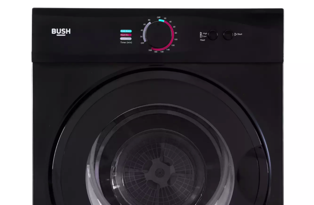 Quiet Mark Bush TD3CNBB 3KG Vented Tumble Dryer